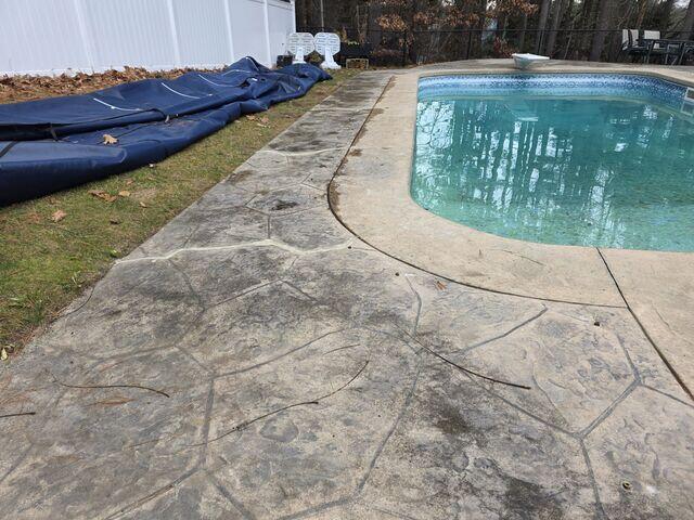 Sunken and Cracked Pool Deck Area 1 (After)