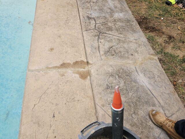 Sunken and Cracked Pool Deck Area 2 (After)