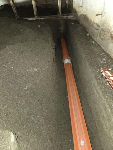 StarPipe© Installed on the perimeter of the crawl space walls