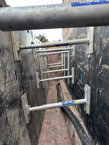 Excavation Shoring System Supporting Foundation Repair in Utah