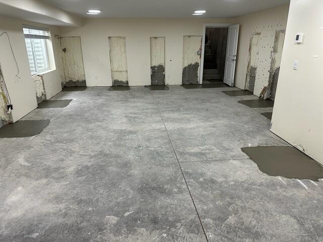 Completed Interior Foundation Stabilization with Pier System in Utah