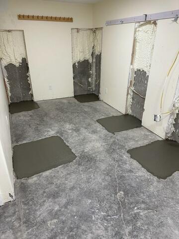 Concrete Slab Restoration After Interior Pier Installation in Utah