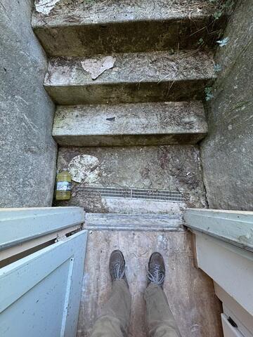 Original, Non-Functioning Drain