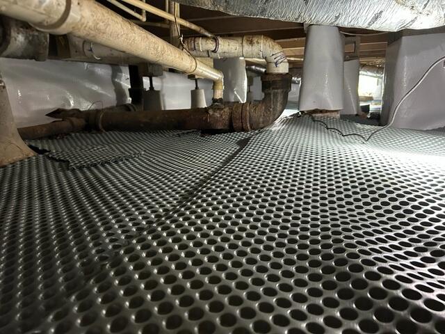 Drainage Matting Installed