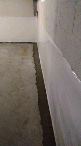 Waterproofed Basement
