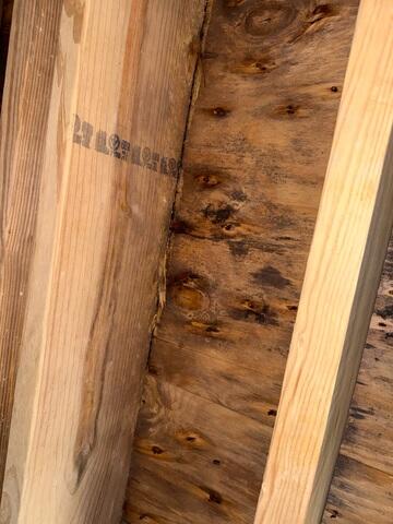 Moisture Building Up