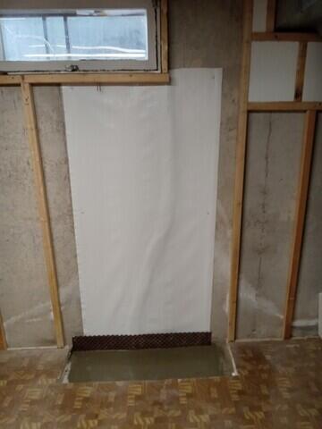 Floor re-concreted