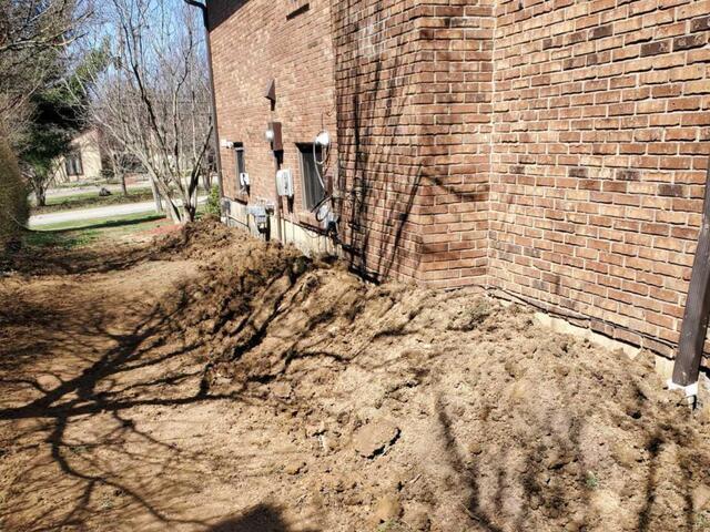 Helical Piers Buried