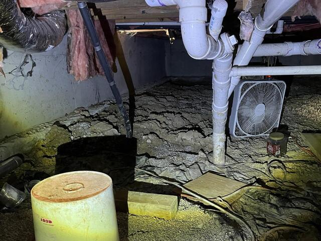 Wet Crawl Space