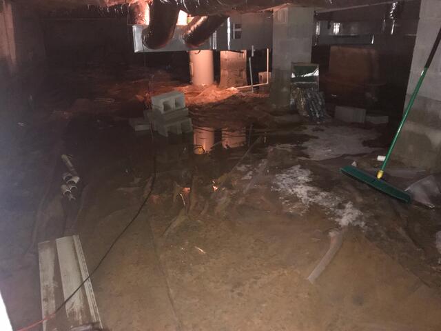 Wet Crawl Space