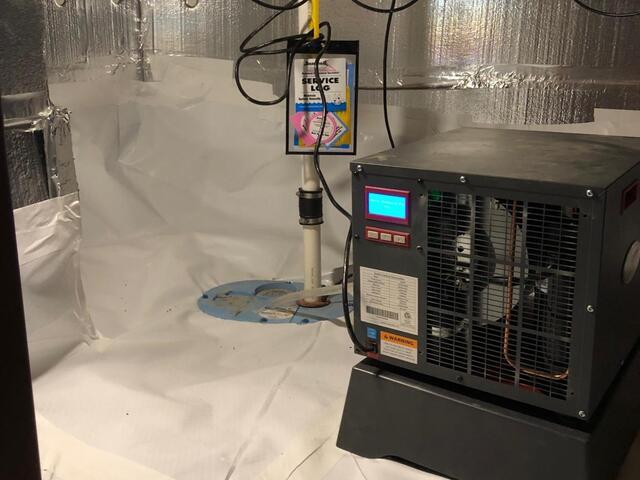 Crawl Space Sump Pump & Dehumidification System
