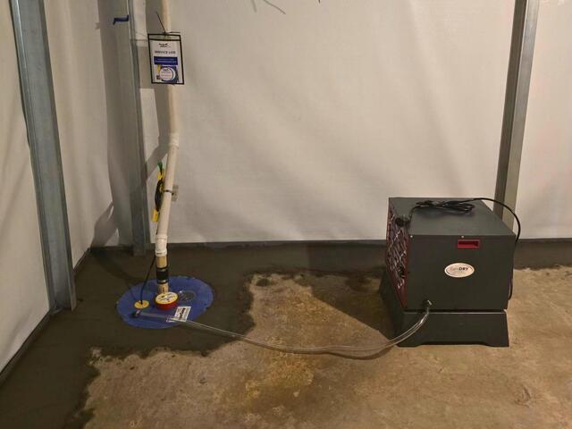 Sump Pump & Dehumidifier