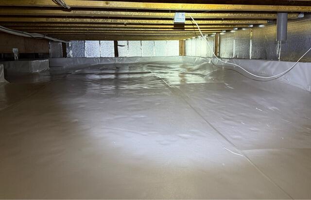 Fully Encapsulated Crawl Space!