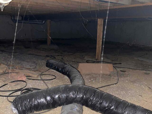 Dirt Floor Crawl Space