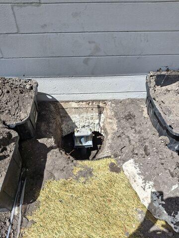 Complete Helical Pier Installation