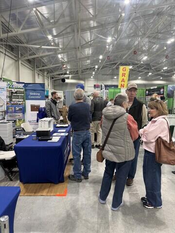 Crowd Gathered Around Our Southern Tier Home Show Booth