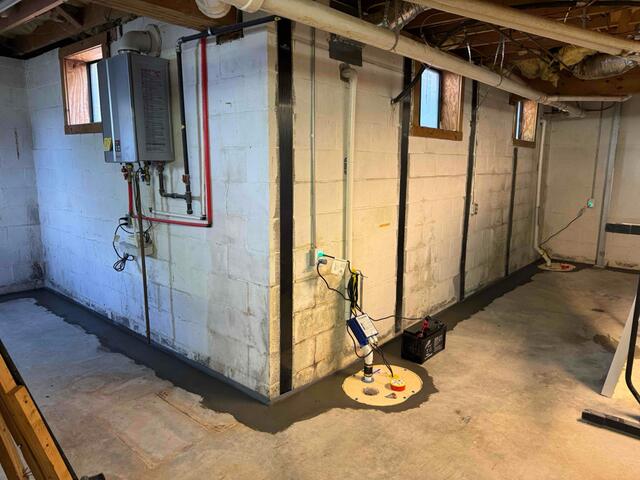 Sump Pump System Installed for Reliable Basement Protection in Lexington, NC