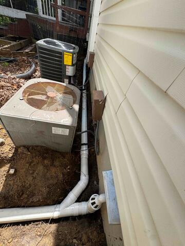 IceGuard Discharge Line Installed for Freeze Protection in Lexington, NC