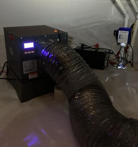 Dehumidifier and Sump Pump