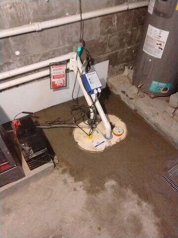 TripleSafe Sump Pump System and Dehumidifer