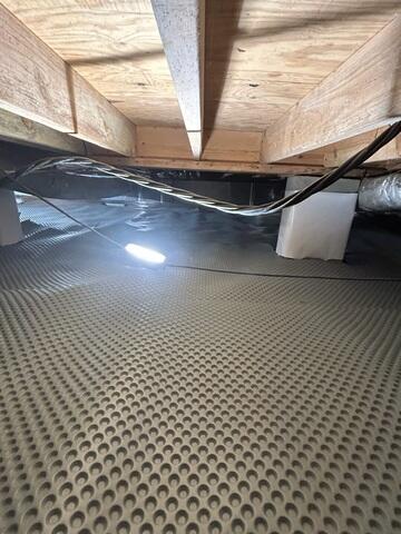 Drainage Matting Installed