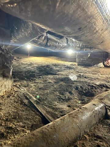 Crawl Space During Inspection