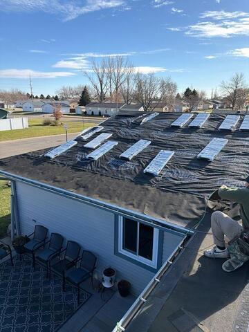 Ice & Barrier installed