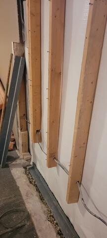 Installation of WaterGuard drainage system