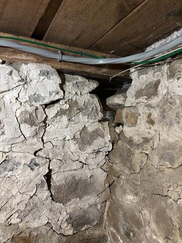 Failing Fieldstone Foundation Wall
