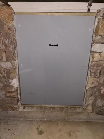 New Crawl Space Door