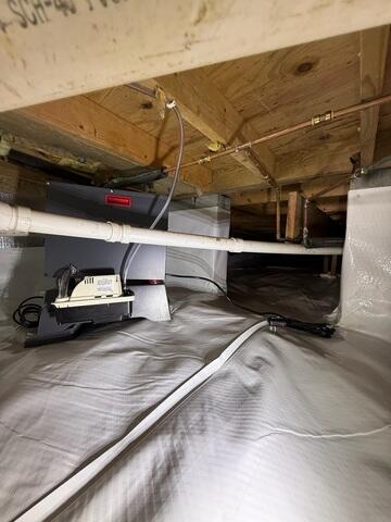 Encapsulation and Dehumidification Installed
