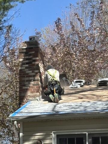 Chimney Flashing Installed