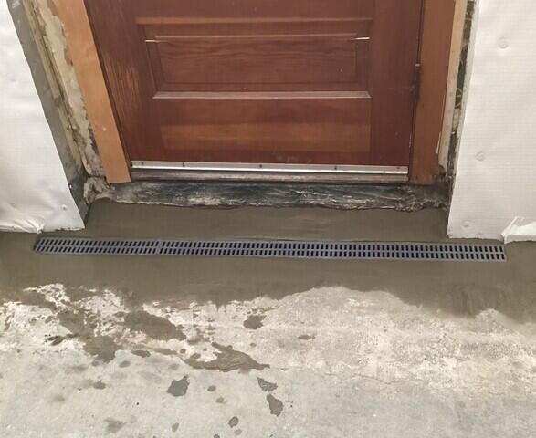 TrenchDrain Grated Basement Drain