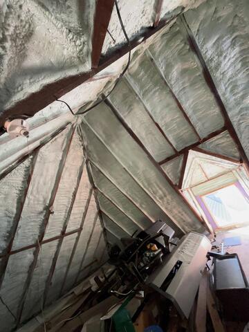 Attic roof deck