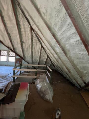 Attic roof deck