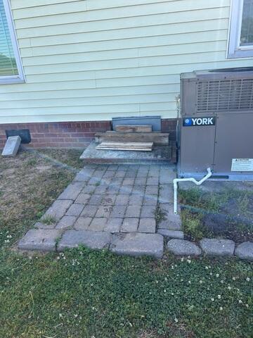 Existing Crawl Space Door