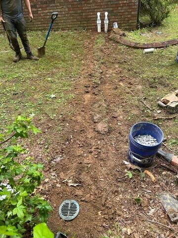 Drainage System Install Complete