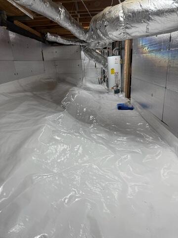 A Clean and Insulated Crawl Space