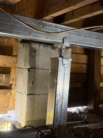 Permanent Crawl Space Stabilization Solution
