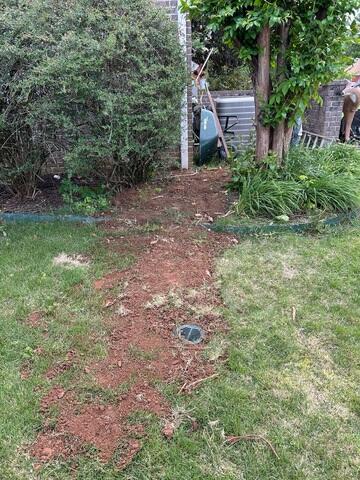 Drainage System Installed