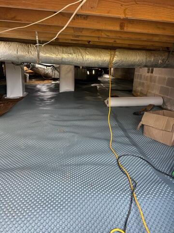 Drainage Matting Installed