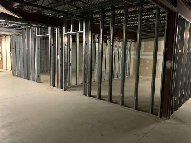 Interior - wide basement layout (Before)