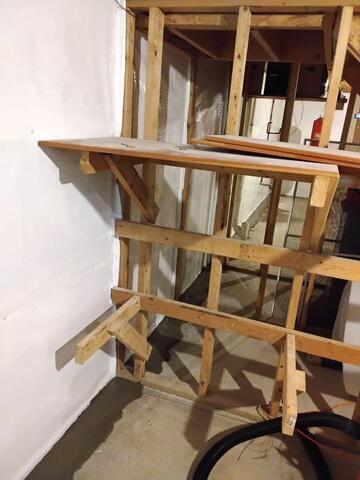 Waterproofed Basement