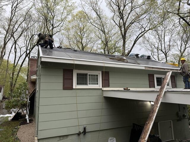 Underlayment Going Down