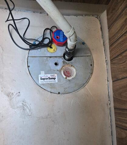 Existing Sump Pump