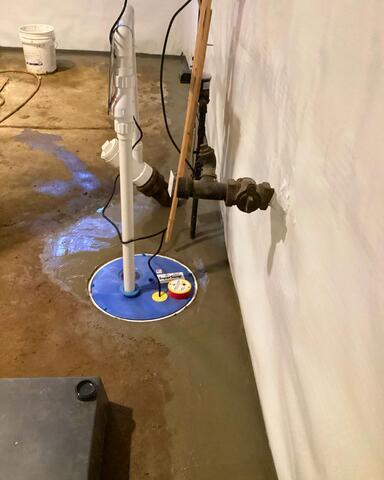 Adding in a Sump Pump