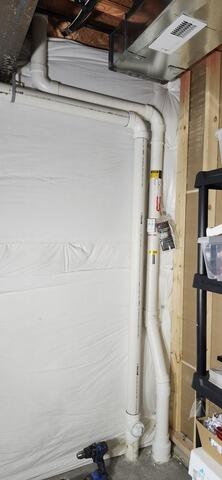 Radon Extraction point