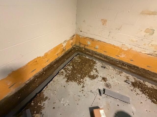 Installing the WaterGuard Drainage Pipe