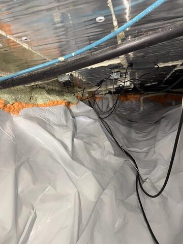 Replacing Failing Crawl Space Vaper Liner