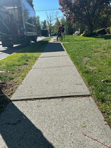 Sunken Concrete Slabs
